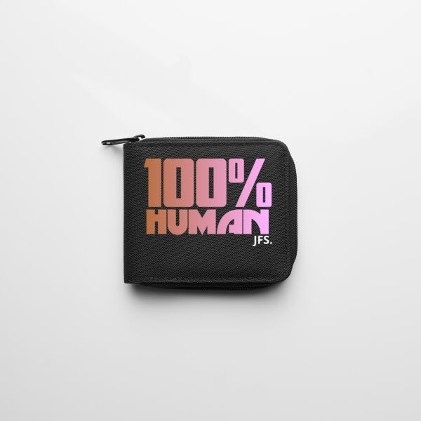 100% HUMAN - Recycled Zip Wallet Thumbnail